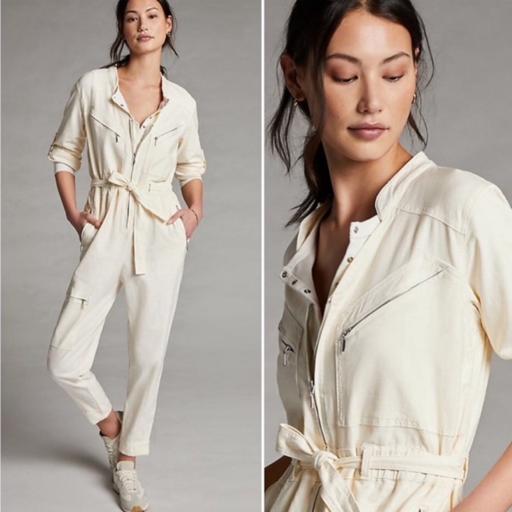 Anthropologie Charlize Utility Jumpsuit